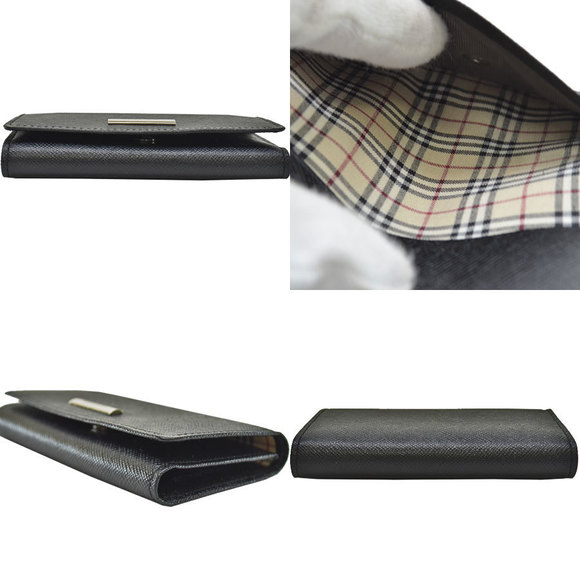 Burberry 4 Key Case Leather Metal Black - Picture 10 of 10